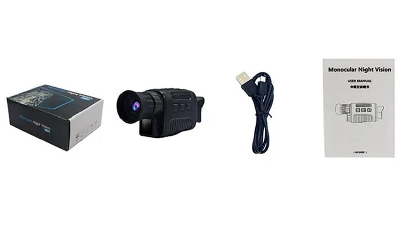 MONOCULAR DIGITAL CON VISIÓN NOCTURNA 12MP