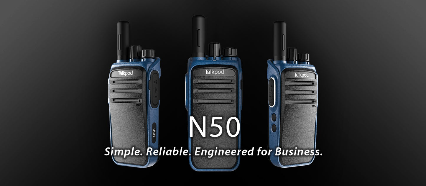 TALKPOD N50 WALKIE-TALKIE RADIO BI-DIRECCIONAL